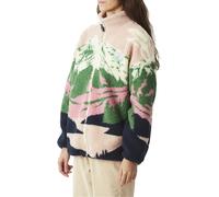 Picture Organic Clothing - Marcas - Nyss Zip Fleece Cloudy Landscape W para Mujer - Talla S - Rosa Rosa S