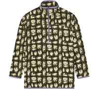 Picture Organic Clothing - Ropa de senderismo - Inaria 1/4 Printed Light Fleece Cedar Leaf Print - Talla M - Caqui Caqui M