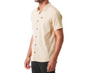 Picture Organic Clothing - Ropa de senderismo - Klivox Shirts Wood Ash de Nylon - Talla L - Beige Beige L