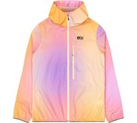 Picture Organic Clothing - Ropa de senderismo mujer - Scale Printed Jacket W Gradient Print para Mujer - Talla S - Naranja Naranja S