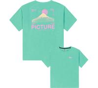 Picture Organic Clothing - Ropa de senderismo mujer - Timont Tech Tee W Wasabi para Mujer de Lana - Talla S - Verde Verde S