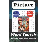 Picture Word Search Puzzle Book: Word Searches with Easy-to-Read Print about Pictures, Painting, Drawing, Photography, and More | 6x9 inches, 110 ... for Celebrations, Vacation, and Holidays.