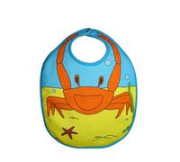 Piculus babero Tela Niño y esponja gruesa Acro'Pattes Cangrejo Multicolor