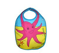 Piculus babero Tela Niño y esponja gruesa Acro'Pattes Pulpo multicolor