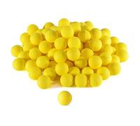 Picysa 100 Bolas de Espuma para Kronos XVIII-500, Alta Tasa de éxito, gran Elasticidad, Alcance Lejano, Paquete de Recarga de Munición Ligera con Fiesta Temática Amarillo