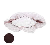 Picysa 144 Gorros de Peluca Desechables de Nailon para Salón en Casa, Red de Malla para el Cabello sin Látex para un Uso Cómodo, Ideal para Moños, Asistentes de Vuelo (Marrón oscura)