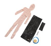 Picysa Accesorio para Cadáver de Halloween, Decoraciones de Plástico Espeluznantes, Accesorios de Víctimas Aterradoras para Decoración de Casa Encantada Al Aire Libre, 150 Cm de Largo, Juego de 6