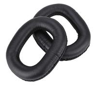 Picysa Almohadillas de Repuesto para Auriculares, Cojín de Esponja Suave, Mejora la Calidad del Sonido para Amantes de la Música, Negro, 1 par