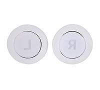 Picysa Almohadillas Redondas de 80mm para los Oídos, Funda de Cojín de Repuesto para Auriculares, par de Cuero de Esponja Suave y Duradero para una Experiencia Musical Mejorada