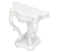 Picysa Aparador Miniatura de Resina de Estilo Rococó 1:12, Armario Lateral para Casa de Muñecas, Salón