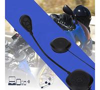 Picysa Auriculares para Casco de Motocicleta Bluetooth 5.0 con Diseño Resistente Al Agua para Comunicación Manos Libres Durante los Paseos