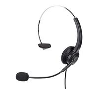 Picysa Auriculares USB con Micrófono y Cancelación de Ruido para una Calidad de Sonido Nítida en Call Centers y Cursos Online 1 Unidad