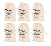 Picysa Bolsas de Lino para Despedida de Soltero, Bolsas Compactas con Cordón para Despedidas de Soltera y Fiestas, Juego de 6 (RECUERDOS DE RESACA)