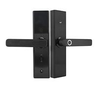 Picysa Cerradura de Puerta con Huella Digital, Cerradura con Contraseña, de Puerta Inteligente con Huella Digital, Dispositivo Antirrobo de Llave, 2 Cerraduras de Inteligentes Electrónicas Robustas