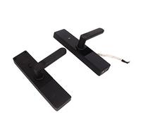 Picysa Cerradura de Puerta con Teclado Inteligente, Tarjeta IC con Huella Dactilar, Contraseña, Puerto USB de Emergencia, Cerradura Digital de Doble Lengua para el Hogar