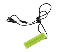 Picysa Collar Mordedor de Silicona para Masticar Juguetes en 5 Colores para Alivio Sensorial y Concentración para Niños con Autismo y TDAH (Verde)