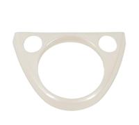 Picysa Cubierta del Marco del Panel de Cambios de la Caja de Cambios, Embellecedor Elegante para 500, Protección Confiable, Fácil Instalación, Material ABS de Primera Calidad (Blanco Perla)