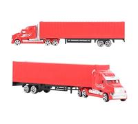 Picysa de Juguete de Camión de Transporte de Contenedores, Modelo de Camión Contenedor de Aleación, Colección de Modelos de Coches, Modelo de Juguete de Remolque Vehículo de Simulación para (Estilo 3)