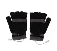 Picysa de Tejer sin Dedos con Calefacción USB con Calefacción de Doble Cara para Invierno, Diseño de Dedos Completos y Medios para Escribir o Jugar, Adecuados para Salir y Jugar, Hechos de Material de