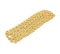 Picysa Durable Cadena de Bicicleta de 12 Velocidades de Aleación de Acero para Cambios Suaves en Sistemas de 2x12 y 3x12 Velocidades (Oro)