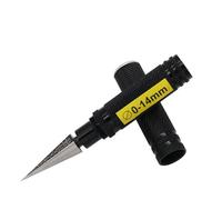 Picysa Escariador Perforador RC, Abridor de Acero de Alta Resistencia Escala 0 a 14 Mm, con Mango Texturado, para los amantes de Bricolaje Modelos de Aviones de Barcos de Coches RC