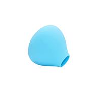 Picysa Funda para Brochas de Maquillaje Reutilizable, Organizador de Brochas para una Fácil Limpieza, Soporte de Silicona para de Maquillaje para Encimeras Limpias y Ordenadas, Material Suave y (azul)