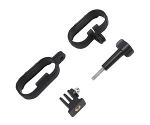 Picysa - Funda protectora para cámara de acción para GO 3 3S, incluye 2 fundas ABS para vertical y horizontal con adaptador estándar de 2 garras para mochila y soporte de ventosa para coche