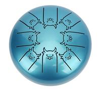 Picysa Instrumento de Percusión de Tambor de Lengua con Patrón Animal con 8 Notas para la Curación de Chakras y la meditación.