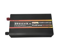 Picysa Inversor de Potencia de Onda Sinusoidal Pura de 2000 W con Protección de Seguridad y Pantalla Dual para Vehículos Recreativos y Yates Aleación de Aluminio 220 V (12 V CC.)