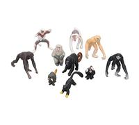 Picysa Juego de 10 Modelos de Primates, Figuras Vívidas de Mono y Gibón para Fines Educativos, Decoración de Plástico para la Creatividad de los Niños