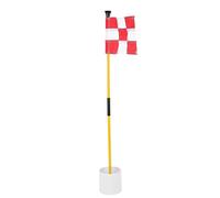 Picysa Juego de Copas para Hoyos de Golf, Drenaje Eficiente para Mini Asta de Bandera de Nailon Verde, Portátil, Desmontable de 2 Secciones, para Practicar Entrenamiento en el Patio Trasero Verde,