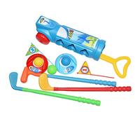 Picysa Juego de Entrenamiento para Niños, Juguete de Ejercicio Deportivo Liviano para Actividades Al Aire Libre de 2 a 5 Años, Juego de de Plástico Multicolor con 1 Maletín, 3 Pelotas, 3 Postes, 2