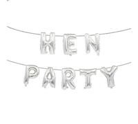 Picysa Juego de Globos para Despedida de Soltera, Globos Tipo Pancarta con Película de Aluminio Brillante para Decoración de una Sola Fiesta, 16 Pulgadas, 1 Unidad (Plata)