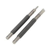 Picysa Juego de Herramientas para Uñas, 2 uds., Acero Al Carbono, Doble Extremo, Herramienta para Perforar Uñas con Resorte, Juego de sin Martillo, Herramienta para Perforar
