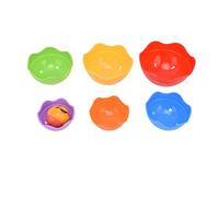 Picysa Juego de Juguetes con Vasos Apilables para Bañera de bebé con Vasos Coloridos para Diversión Educativa a la Hora del Baño para Bebés de 6 Meses o Más - Material Plástico Seguro