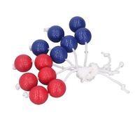 Picysa Juego de Pelotas de Lanzamiento de Escalera de Golf, Coloridas 3 Bolas Rojas y 3 Azules, Juegos de Césped Al Aire para la Familia, Hechas de PE Duradero