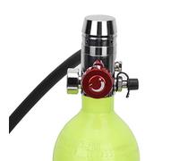 Picysa - Juego de válvulas de buceo, respirador de buceo con cilindro de oxígeno de aluminio de aviación con presión constante y doble filtración para buceador (S401)