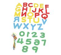 Picysa Juguete con Cordones del Alfabeto para Niñas, Herramienta Educativa de Reconocimiento Temprano de Ortografía y Letras para Mejorar Las Habilidades Motoras Finas