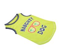 Picysa Linda Ropa de Algodón para Mascotas, Chaleco de Moda para Perros y Cachorros en Colores Brillantes, Rojo, Verde Militar y Verde Fruta S M L (M)