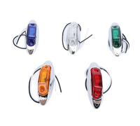 Picysa Luz de Posición Lateral LED, Resistente Al Agua IP67, 3 LED | Alto brillo, Construcción confiable, Fácil instalación, Material ABS, Para yates y barcos