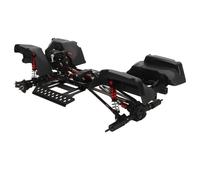 Picysa Marco de Chasis RC con Distancia Entre Ejes de 313 Mm, Diseño Exquisito para Coche sobre Orugas AXIAL SCX10 1/10, Material de Hierro y Nailon Resistente