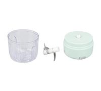Picysa Mini Picadora de Ajo Eléctrica, Potente Motor para Preparación Rápida de Alimentos, Acero Inoxidable 304 de 250ml, Perfecta para Cocina (Verde)