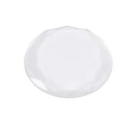 Picysa Paleta de Pegamento de Cristal Redondo, Soporte para Pestañas, Soporte de Pegamento para Pestañas de Cristal, Separador de, Extensiones de Paleta de Autoadhesivo