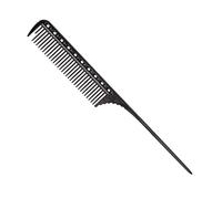 Picysa Peine Profesional de de Rata, Peine de Peluquería de Salón, de Peluquería de Aluminio y de Aluminio Especial de de Metal (Negra)