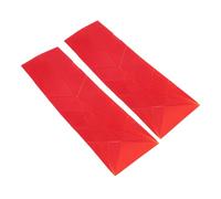 Picysa Práctico Juego de Cucharas Medidoras Planas, Material PP Fácil de Mantener para Cualquier Cocina Casera, 2 uds. (Rojo grande)