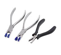 Picysa Reparación de Gafas Gafas sin Montura Tapones de Goma Alicates Juego de Alicates para Herramientas Juego de para Profesionales Desmontaje sin Montura Monturas de Herramientas ópticas