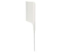 Picysa Resaltador de Peine de de Rata para Fácil Separación y Teñido del Cabello, Ergonómico para Salón y Uso Doméstico, 1 Unidad (Blanca)