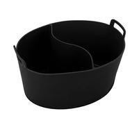 Picysa Revestimiento para Olla de Cocción Lenta, Divisor de Silicona Reutilizable para Cocinar Dos Comidas a la Vez en la Cocina, 1 X 356g (Negra)