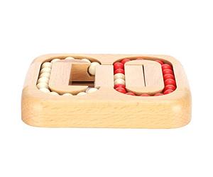 Picysa Rompecabezas de Bola de Laberinto, Juego de Bola de Puzzle, Ciencia Educativa, Bloqueo Luban, Juguete de Madera Planar, Juguete de Juego de Lógica de Laberinto, Desbloqueo de