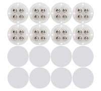 Picysa Ruedas de Rodillos Autoadhesivas para Salón de Belleza, Mini Bola de Rodillo de Acero, Rueda Universal para Cubo de Basura, 4 Bolas, 8 Uds.